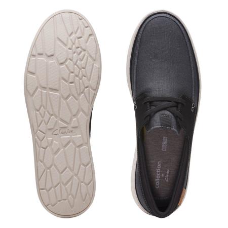Мужские топсайдеры Clarks Cantal Lace 26159813, черные Мужские топсайдеры Clarks Cantal Lace 26159813, черные