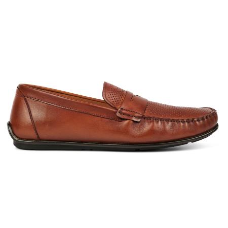 Мужские мокасины Clarks 22207314, коньячные