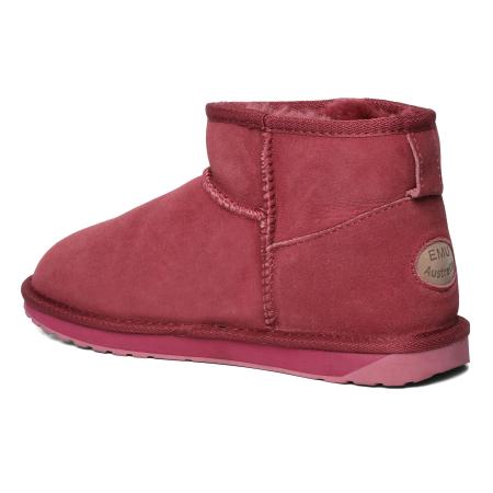 Женские ботинки из овчины (угги) EMU Australia Stinger Micro W10937 (жен. полусапоги из овчины (у W10937, розовые