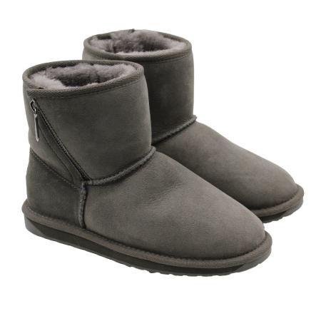 Женские полусапоги из овчины (угги) EMU Australia Wheaton Classic W12560, серые Женские полусапоги из овчины (угги) EMU Australia Wheaton Classic W12560, серые