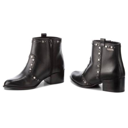 Женские полусапоги Pepe Jeans London WATERLOO STARS PLS50312, черные