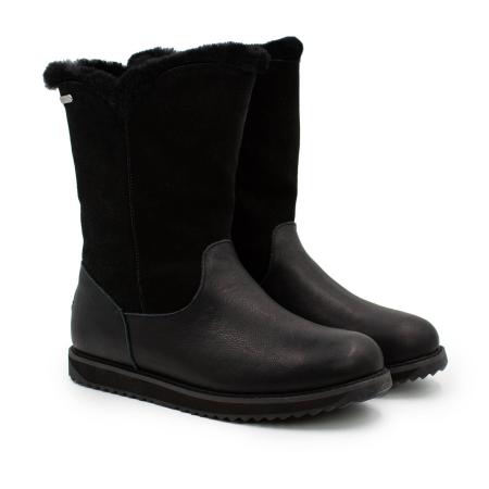 Женские полусапоги EMU Australia Latrobe W12168, черные Женские полусапоги EMU Australia Latrobe W12168, черные