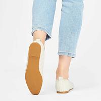 44405128-1000 - Женские балетки Bugatti, белые  44405128-1000 - Женские балетки Bugatti, белые