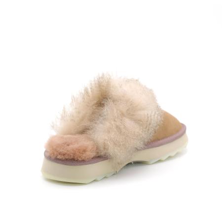 Женские тапочки EMU Australia Jolie Sharky Crimp W12918, бежевые