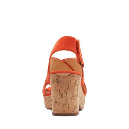 Женские босоножки Clarks Maritsa Lara 26142159, оранжевые