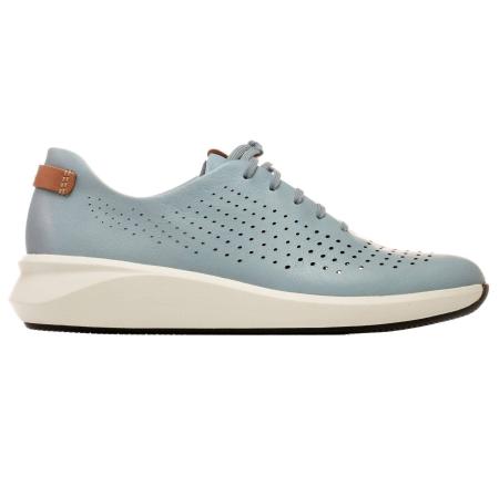 Женские кроссовки Clarks Un Rio Tie 26149854, голубые Женские кроссовки Clarks Un Rio Tie 26149854, голубые