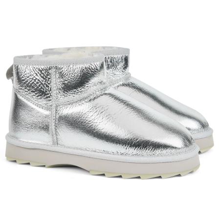 Женские сапоги из овчины (угги) EMU Australia, Модель Модель: Sheepskin Fashion Sharky Micro Town,, арт: арт: W13154, цвет , цвет серебряный