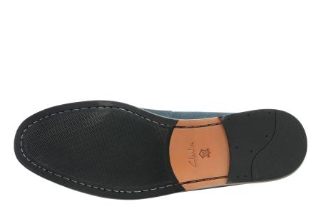 Мужские лоферы Clarks Whitley Free 26139611, синие Мужские лоферы Clarks Whitley Free 26139611, синие