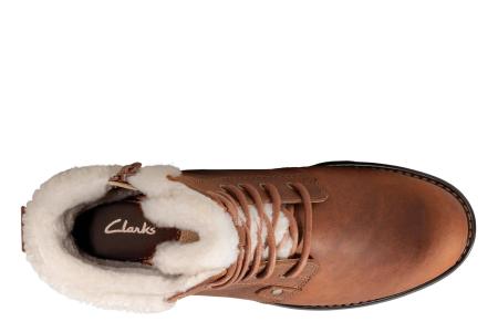 Женские высокие ботинки Clarks Orinoco Dusk 26146419, коричневые