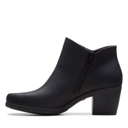 Женские ботильоны Clarks Un Lindel Zip 26145612, черные