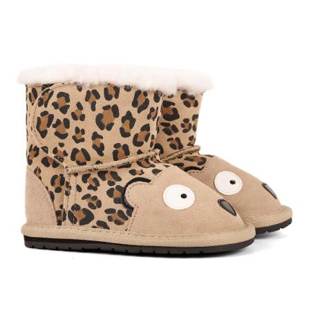 Детские ботинки EMU Australia Cheetah Walker B11105, песочные