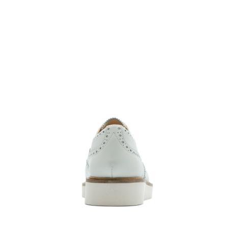 Женские оксфорды брогированные Clarks Baille Brogue 26157412, белые Женские оксфорды брогированные Clarks Baille Brogue 26157412, белые