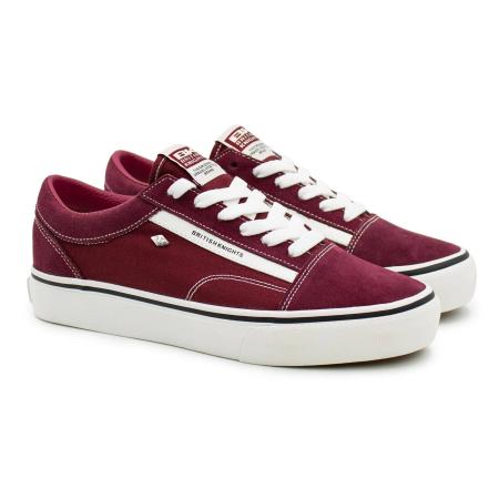 Женские кеды British Knights MACK PLATFORM B48-3713-03, бордовые