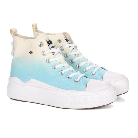 Женские высокие кеды British Knights KAYA FLOW MID B51-3736-01, голубые