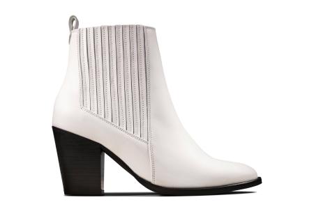 Женские ботильоны Clarks West Lo 26150734, белые