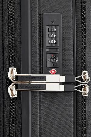 Чемодан 4-х колесный Magellan VOCIERMAG4BLKS, черный Чемодан 4-х колесный Magellan VOCIERMAG4BLKS, черный