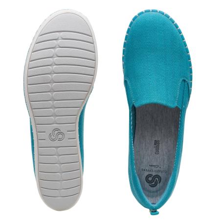 Женские слипоны Clarks Step Glow Slip 26142396, голубые