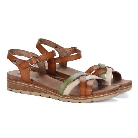 Женские сандалии REFRESH PU LADIES SANDALS 170625, коричневые