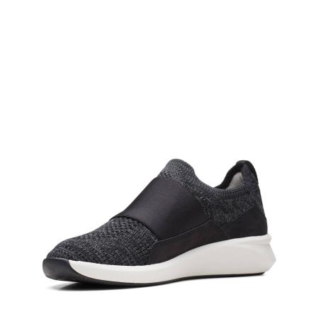 Donna karan cory sales slip on sneakers black