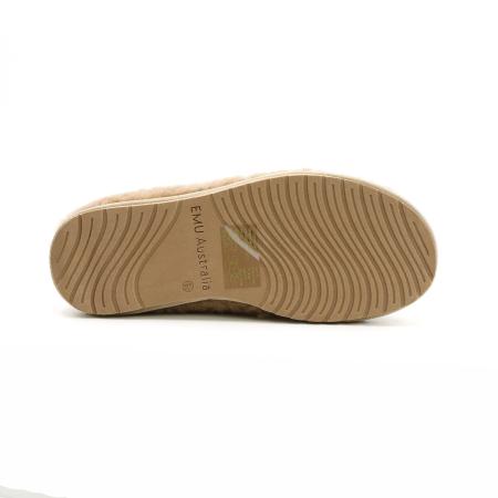 Женские тапочки EMU Australia Joy Teddy W12583, бежевые Женские тапочки EMU Australia Joy Teddy W12583, бежевые