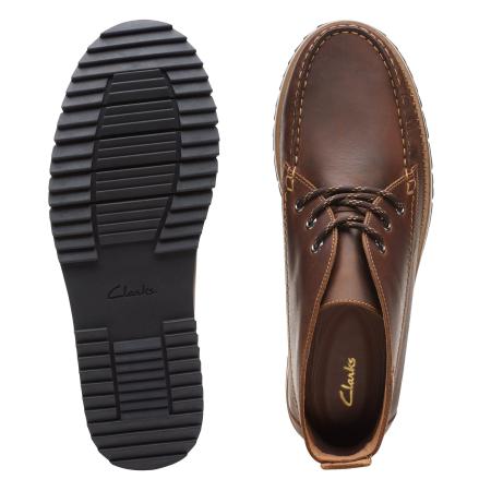 Мужские высокие топсайдеры Clarks Durston Mid 26161353, желтые