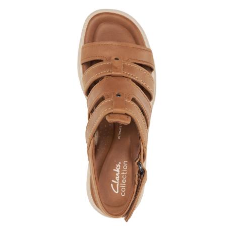 Женские сандалии Clarks Coast Shine 26171728, коричневые