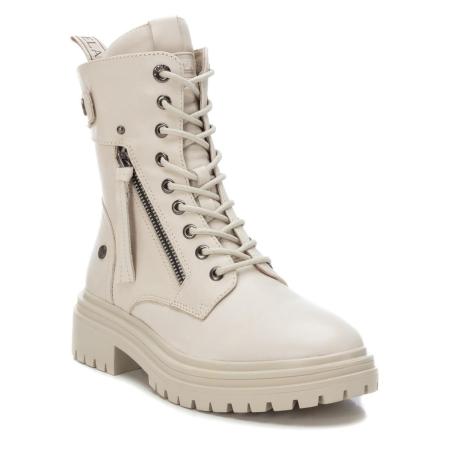 Женские высокие ботинки CARMELA LEATHER LADIES ANKLE BOOTS 160114, бежевые