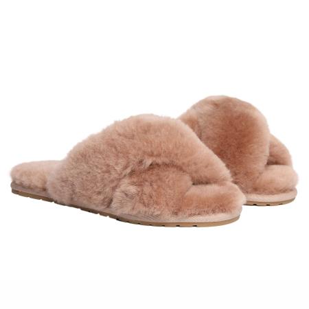 Женские тапочки EMU Australia Mayberry W11573, бежевые Женские тапочки EMU Australia Mayberry W11573, бежевые