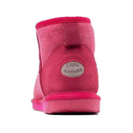 Женские ботинки из овчины (угги) EMU Australia Stinger Micro W10937 (жен. полусапоги из овчины (у W10937, фуксия