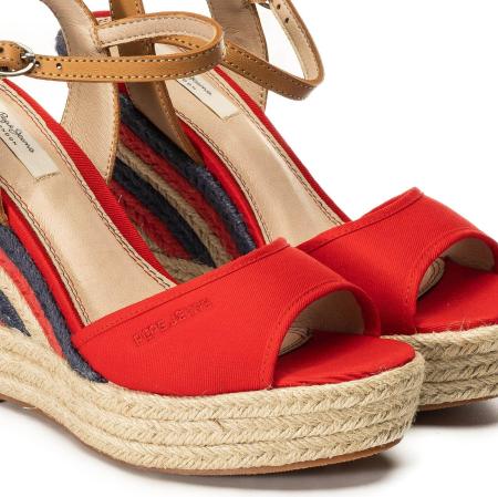 Женские босоножки Pepe Jeans London OHARA EVY PLS90457, красные Женские босоножки Pepe Jeans London OHARA EVY PLS90457, красные