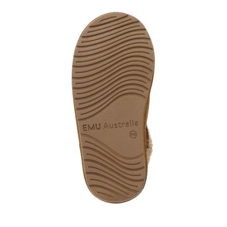 Детские полусапоги из овчины (угги) EMU Australia Eccles K12610, коричневые