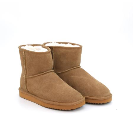 Женские полусапоги из овчины (угги) EMU Ridge SMU Sophie Mini RW10003, коричневые