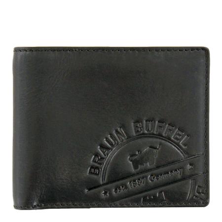 Мужской кошелек Braun Buffel PARMA LP Wallet 8CS 57246, черный