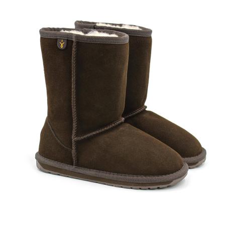 Детские сапоги из овчины (угги) EMU Australia Wallaby Lo K10102, коричневые