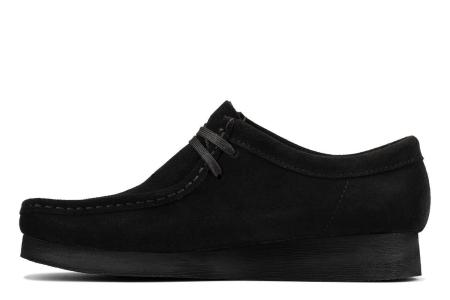 Женские полуботинки Clarks Wallabee 2 26158834, черные Женские полуботинки Clarks Wallabee 2 26158834, черные