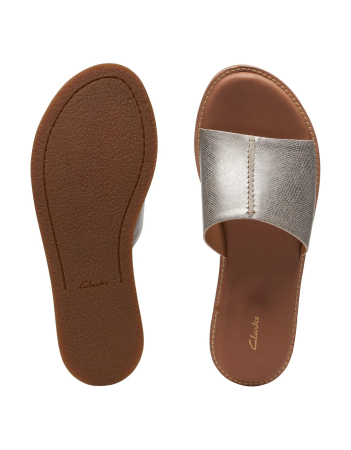 Женские мюли Clarks Clarks Karsea Mule 26170054, серебряные