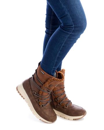 Женские полусапоги REFRESH PU LADIES ANKLE BOOTS 170415, коньячные