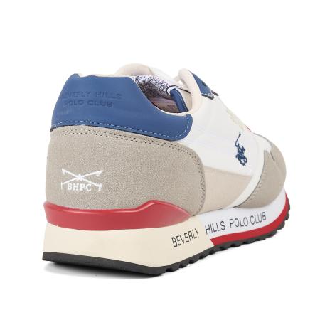 Мужские кроссовки Beverly Hills Polo Club KING POWER MIX BHM513105, белые