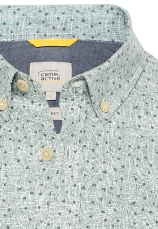 Мужская рубашка Camel Active Shortsleeve Shirt 409214-1S84, зеленая