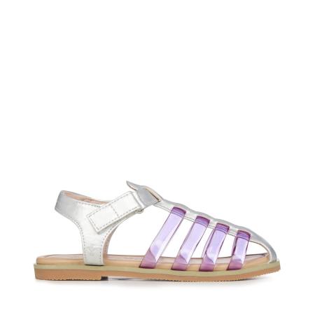 Детские сандалии EMU Australia Brooklyn K12521, серебряные