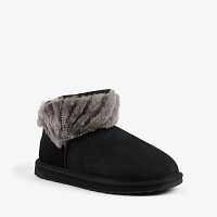 Stingers Pyke W13193 - Женские полусапоги из овчины (угги) EMU Australia, черные Stingers Pyke W13193 - Женские полусапоги из овчины (угги) EMU Australia, черные