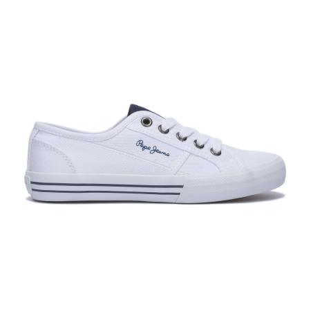 Детские кеды Pepe Jeans London BAKER BASIC BOY PBS30334, белые Детские кеды Pepe Jeans London BAKER BASIC BOY PBS30334, белые