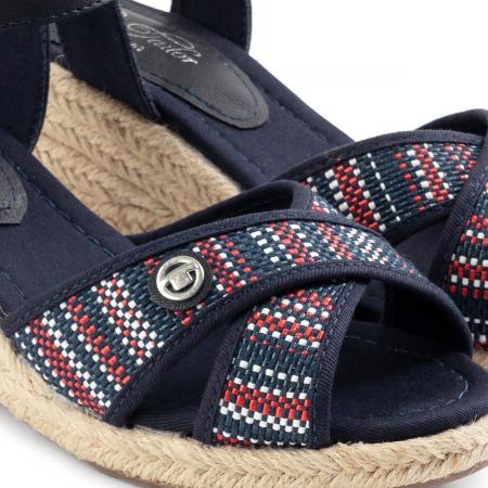 Женские босоножки Tom Tailor Shoes 6990910, синие Женские босоножки Tom Tailor Shoes 6990910, синие