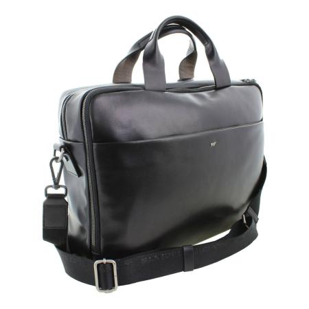 Мужская сумка для документов Braun Buffel LIVORNO Business Bag L 67166, черная