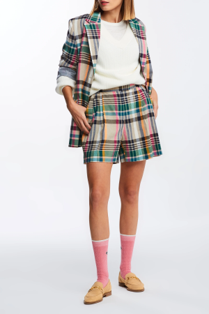 CHECKED TAILORED SHORTS 4020040