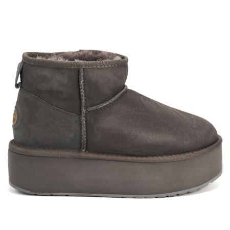 Женские угги EMU Australia Stingers Stinger Micro Flatform W13082, серый