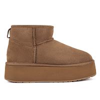 Stingers Stinger Micro Flatform W13082 - Женские угги EMU Australia, коричневые Stingers Stinger Micro Flatform W13082 - Женские угги EMU Australia, коричневые