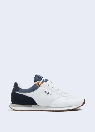 Мужские кроссовки Pepe Jeans London TOUR URBAN SUMMER PMS30834, белые