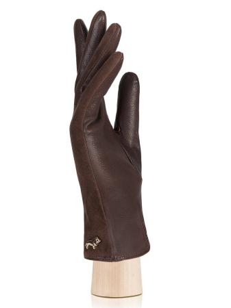 Женские перчатки Labbra LB-4707, коричневые Женские перчатки Labbra LB-4707, коричневые