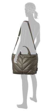 Женская сумка Шоппер Tom Tailor Bags CATE, Zip shopper L 29316, хаки Женская сумка Шоппер Tom Tailor Bags CATE, Zip shopper L 29316, хаки